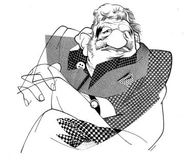 Retrato de Gabriel García Márquez.