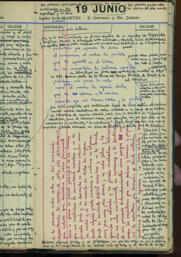 Manuscrito de ‘El espíritu de la ciencia-ficción'.