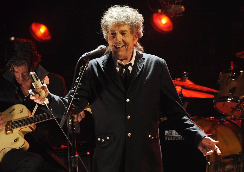 Bon Dylan durante un concierto en Los Ángeles.