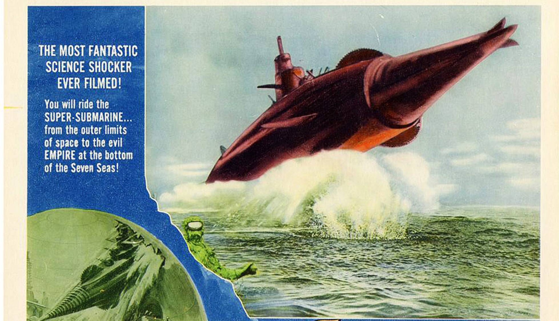 Afiche de 'Atragon', el filme. Afiche de 'Atragon', el filme.