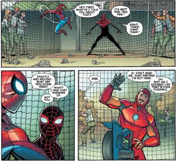 Los dos Spiderman.