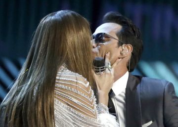Marc Anthony y Jennifer López, juntos en los Grammy Latinos