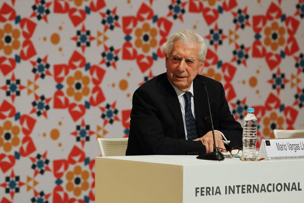 Mario Vargas Llosa en Guadalajara. 