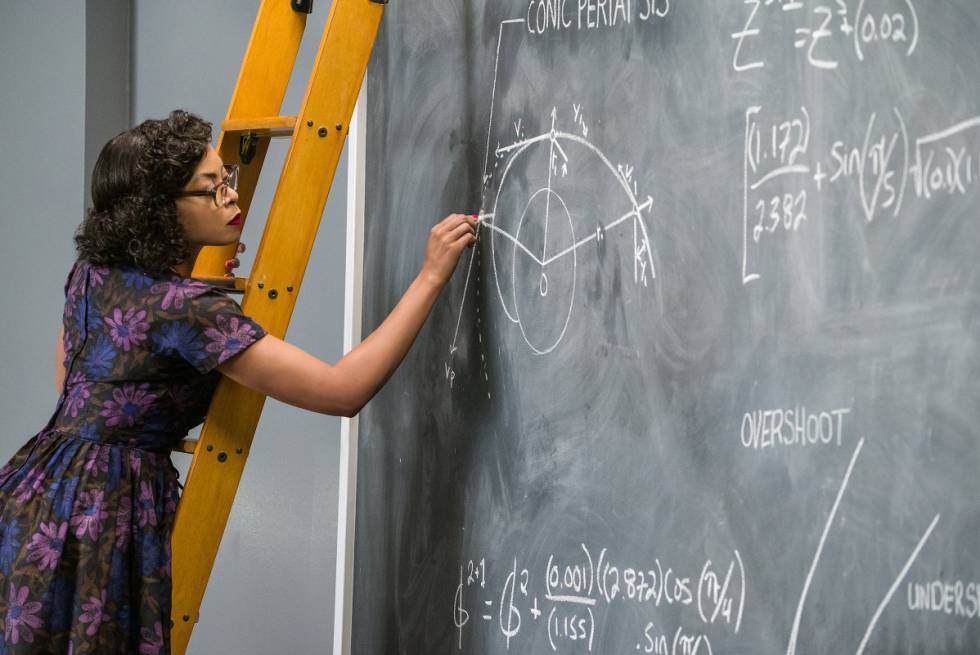 Fotograma de 'Figuras ocultas', con Taraji P. Henson encarnando a la matemática Katherine Johnson.