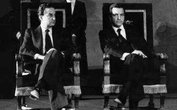 Landelino Lavilla y Adolfo Suárez, en 1980. El primero era presidente del Congreso; el segundo, presidente del Gobierno.