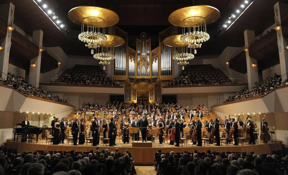 Un concierto de la Orquesta Nacional en el Auditorio Nacional.