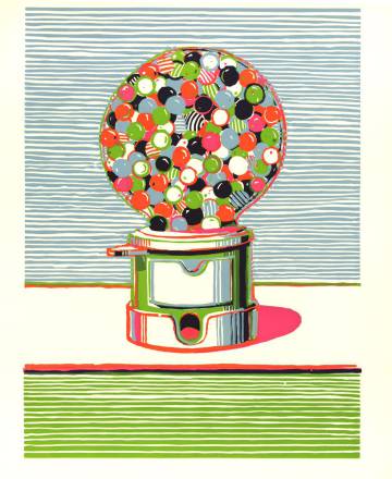 'Gumball machine' (1970), de Wayne Thiebaud).