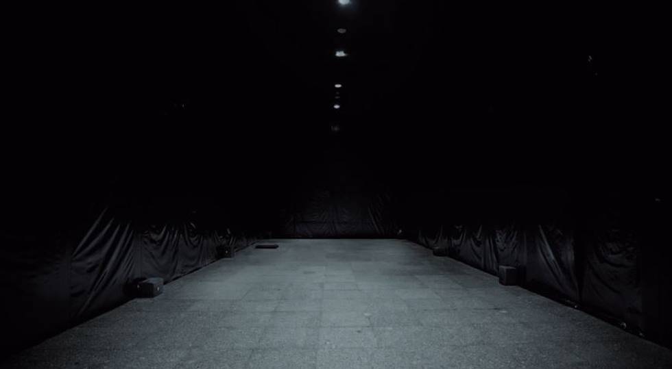 La instalación '3rd WW Requiem' (2012) de Pepo Salazar para la exposición 'Tiempos de urgencias'.