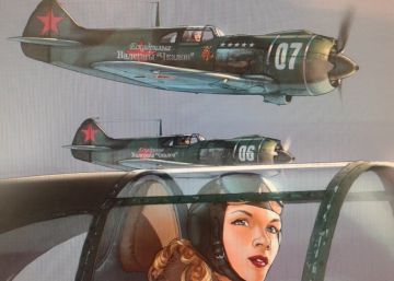 La mejor aviadora nazi y la as de caza soviética aterrizan en el cómic