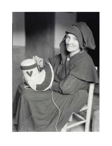 Máxima Hernández, sombrerera, 1928.