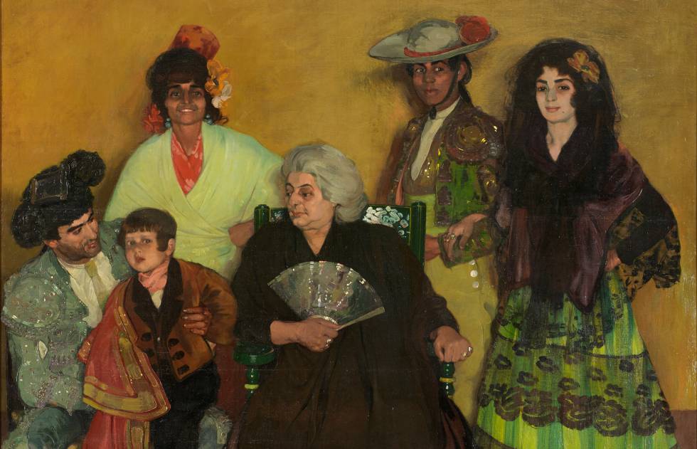 'La familia del torero gitano', de Zuloaga.