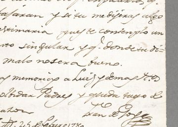 Firmado: Francisco de Goya Firmado: Francisco de Goya