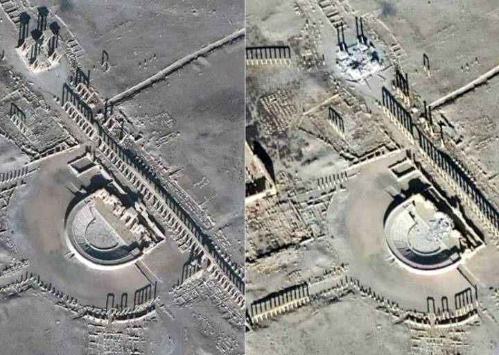 El ISIS causa “serios daños” al teatro de Palmira El ISIS causa “serios daños” al teatro de Palmira