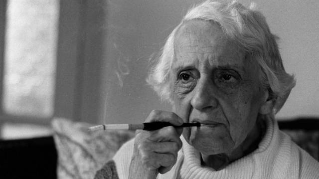 La filósofa María Zambrano, en 1984.