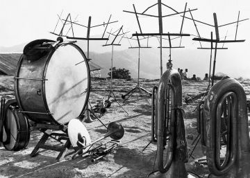 Instrumentos musicales, Tlahuitoltepec, Oaxaca (1955). 