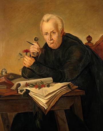 Retrato del botánico José Celestino Mutis.