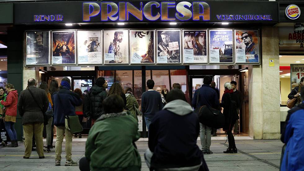 Entrada a un cine en la anterior Fiesta del Cine, en otoño de 2016.