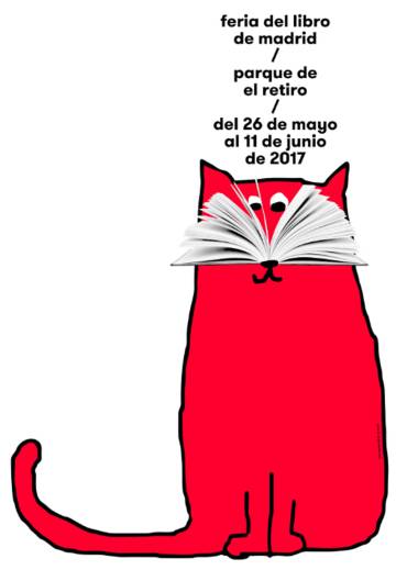 Resultado de imagen de cartel feria del libro madrid 2017