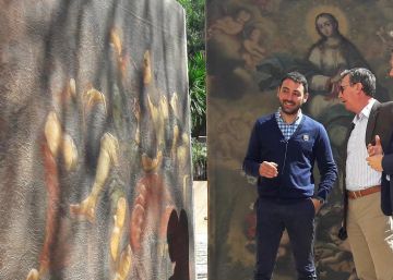 El Ayuntamiento de Lorca muestra a pleno sol tres pinturas barrocas El Ayuntamiento de Lorca muestra a pleno sol tres pinturas barrocas