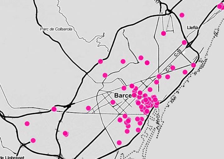 El mapa de la Noche de los Museos de Barcelona 2017 El mapa de la Noche de los Museos de Barcelona 2017