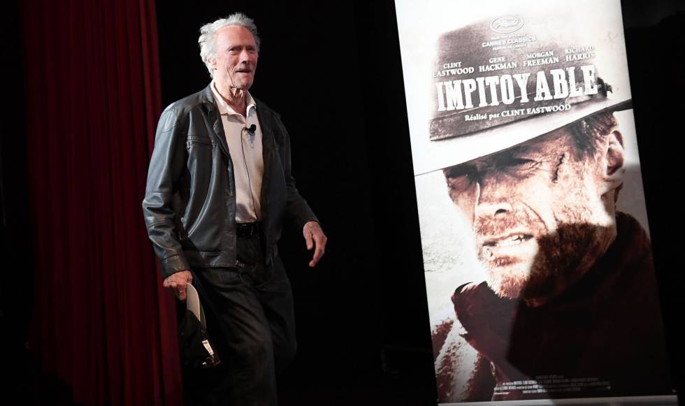 Clint Eastwood, antes de la clase magistral que ofreció ayer en el festival de Cannes.  