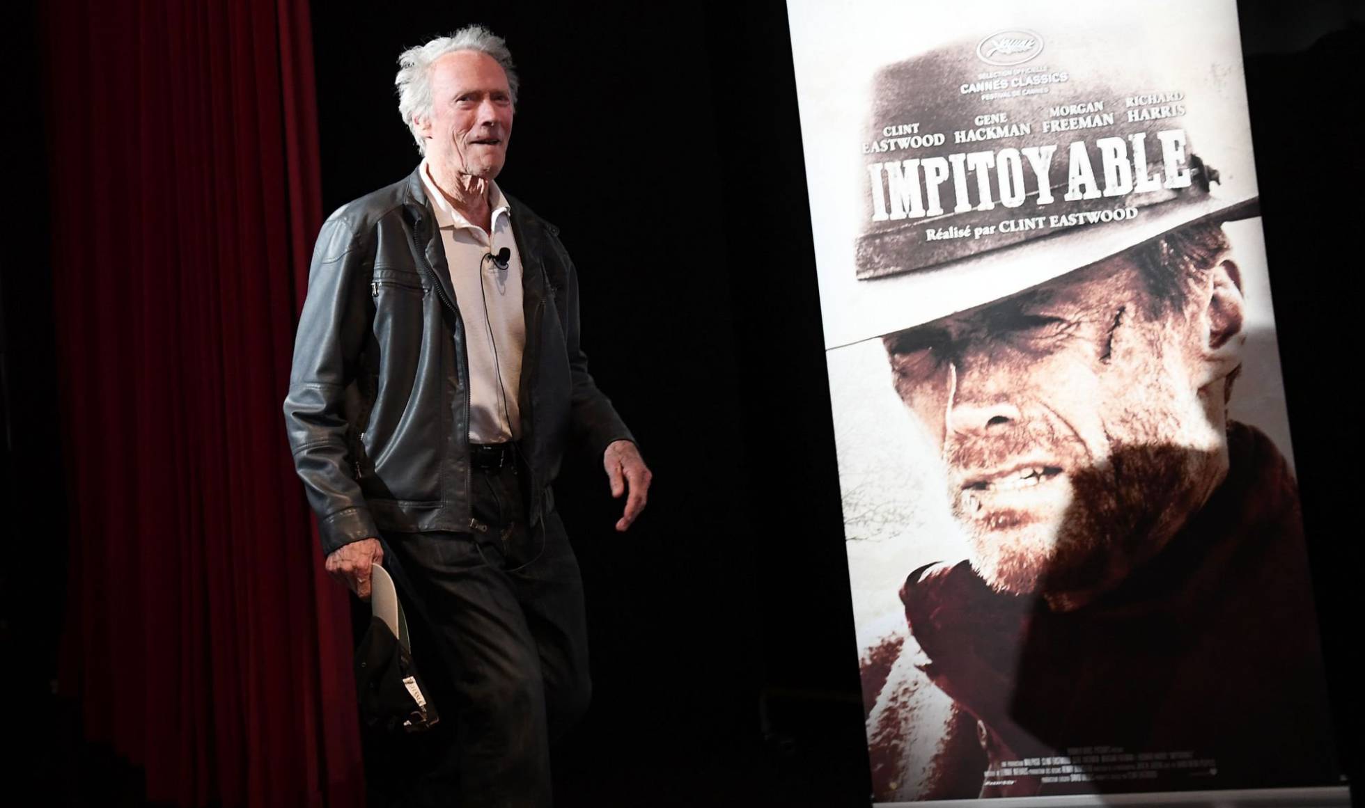 Clint Eastwood, antes de la clase magistral que ofreció ayer en el festival de Cannes.