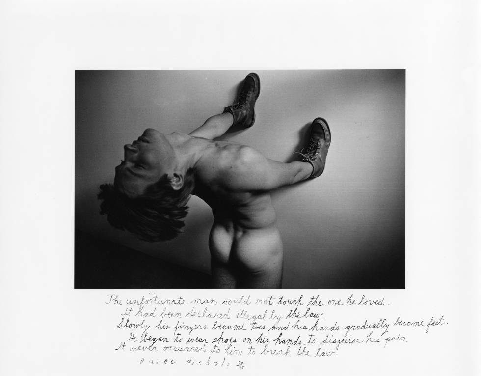 'El hombre desdichado', de Duane Michals.