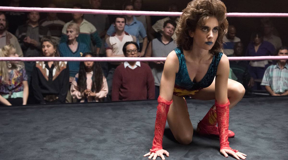 Alison Brie, en una imagen de la serie 'GLOW'.