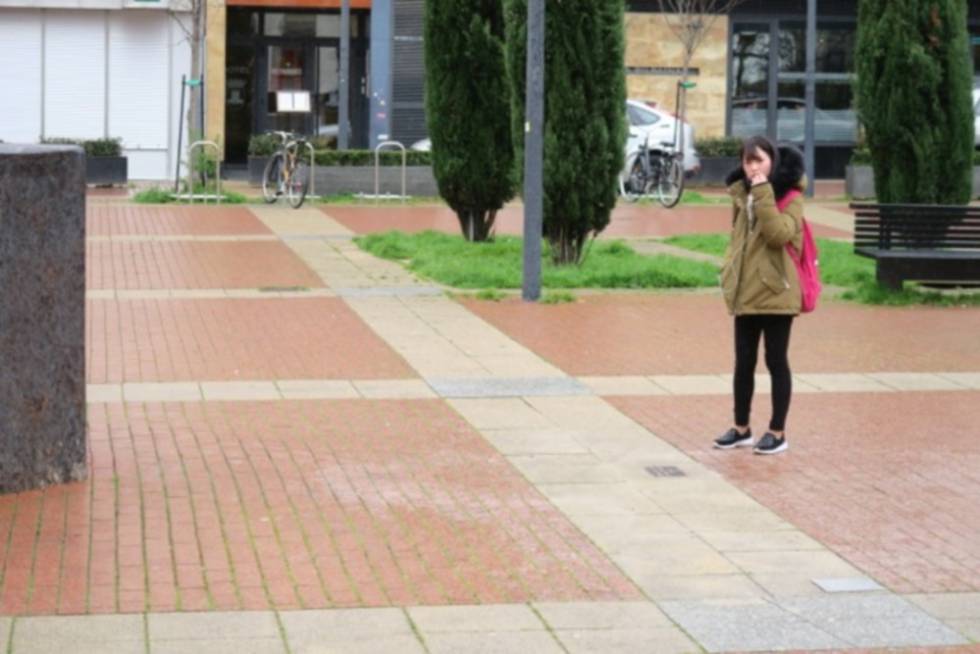 Secuencia de la pieza de Karmelo Bermejo '10.000 euros de dinero público enterrados en el punto de coordenadas 42º 50' 57.2172” Norte y 2º 40' 5.3688” Oeste'.