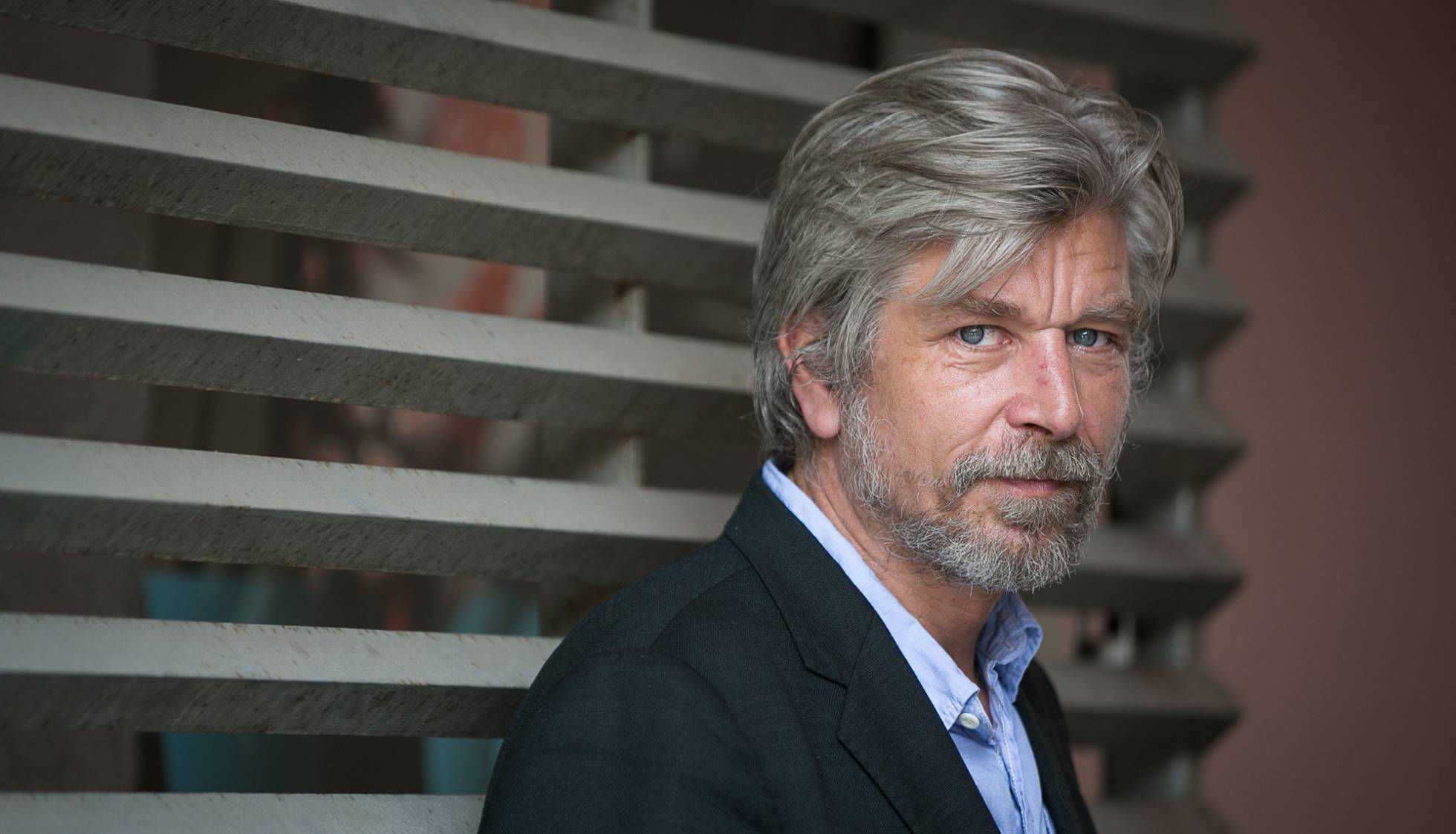Karl Ove Knausgard, ayer en Barcelona.