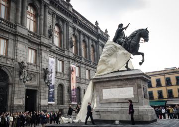Desastre y recuperación del ‘Caballito’ de Carlos IV en Ciudad de México Desastre y recuperación del ‘Caballito’ de Carlos IV en Ciudad de México