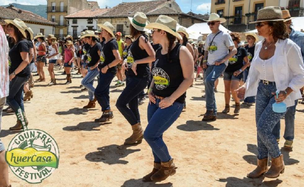 Asistentes al Huercasa Country Festival