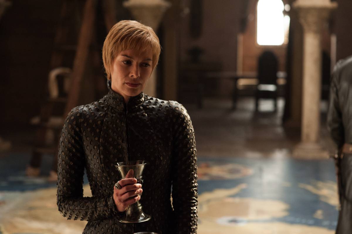 Cersei Lannister, en el primer episodio de la séptima temporada de 'Juego de tronos'.