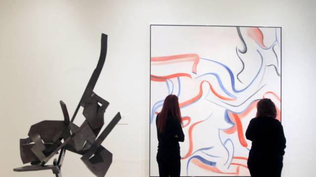 'Sin título', de Willem de Kooning, en el Museo de Bellas Artes de Bilbao.