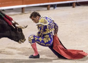 Gritos de “libertad” contra la ley balear que prohíbe la muerte del toro Gritos de “libertad” contra la ley balear que prohíbe la muerte del toro
