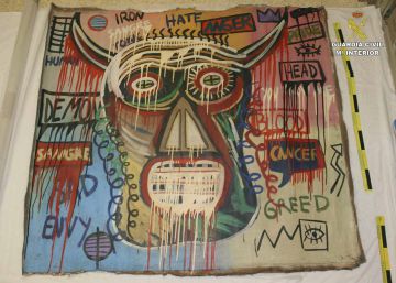 Recuperado un ‘basquiat’ en Mallorca que se robó para saldar una deuda