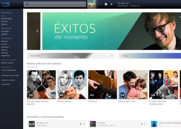 Amazon lanza en España su servicio de música en ‘streaming’ para competir con Spotify Amazon lanza en España su servicio de música en ‘streaming’ para competir con Spotify