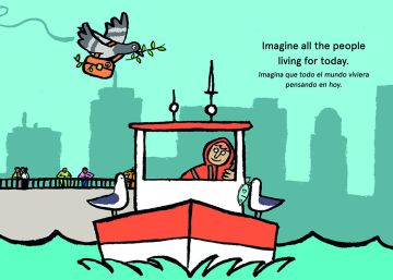 ‘Imagine’, de John Lennon, se convierte en libro infantil ilustrado ‘Imagine’, de John Lennon, se convierte en libro infantil ilustrado