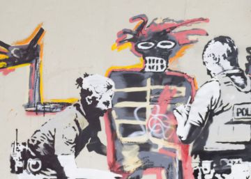 Banksy celebra a Basquiat en Londres