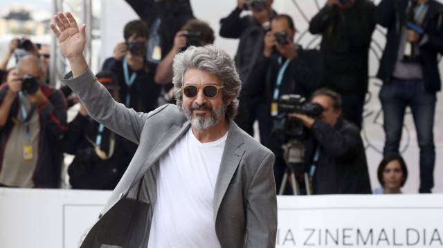 Ricardo Darín, a su llegada a San Sebastián.