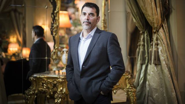 El escritor Víctor del Árbol, en 2016.