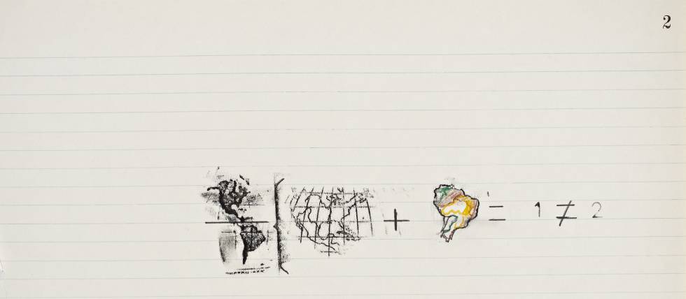 'Ecuaciones nº 2', dibujo de Anna Bella Geiger.