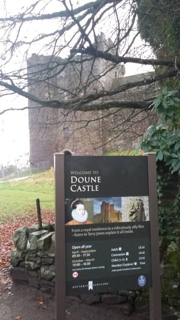 Doune Castle es Castle Leoch en 'Outlander'.