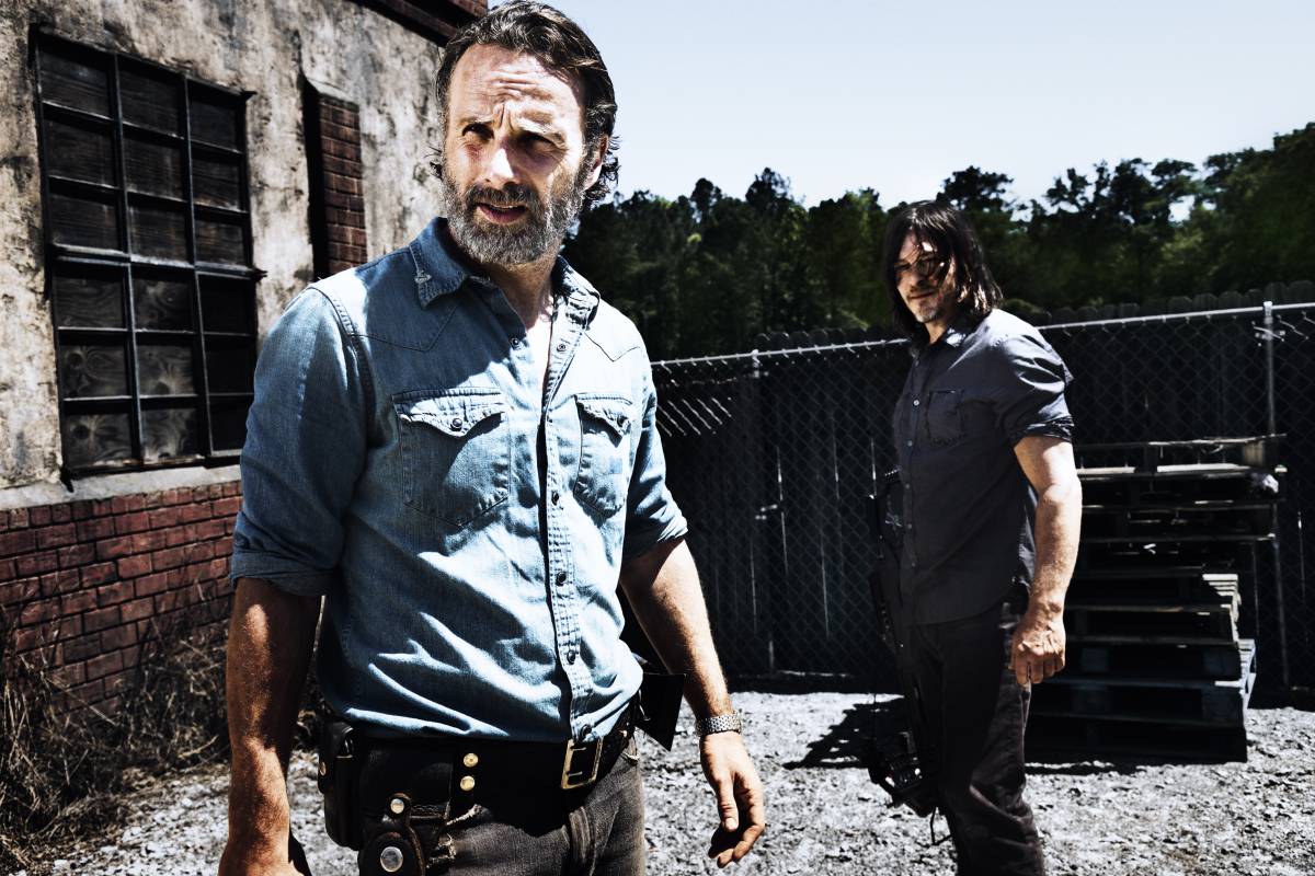 Andrew Lincoln y Norman Reedus en 'The Walking Dead'.