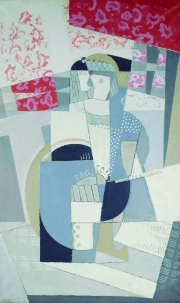 La obra 'Sois Sage (Sé buena) Juana de Arco' (1917), de la pintora española María Blanchard.