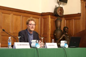 Marc Booij en las jornadas de San Sebastián.