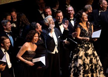 El cumpleaños angelino de Plácido Domingo