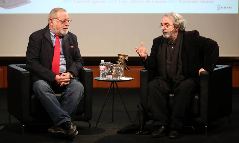 Fernando Savater conversa con Jon Juaristi.