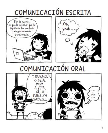 Una página del tebeo 'Sarah's Scribbles'.