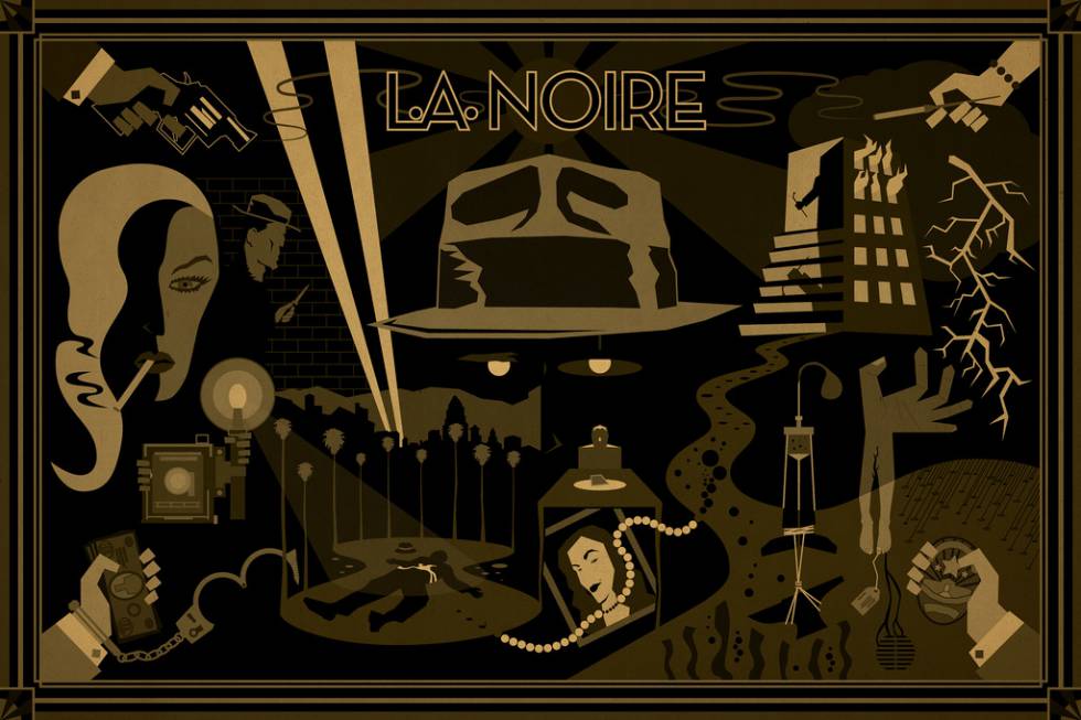 Arte conceptual del videojuego 'L.A. noire'.